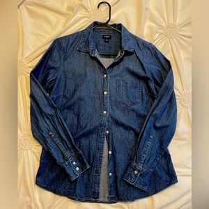 J. Crew Denim Button-Up.